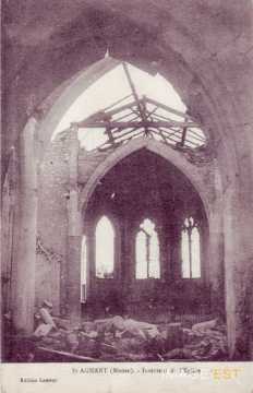 Eglise détruite (Saint-Agnant)